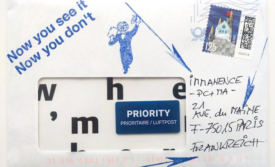 Correspondances à Immanence