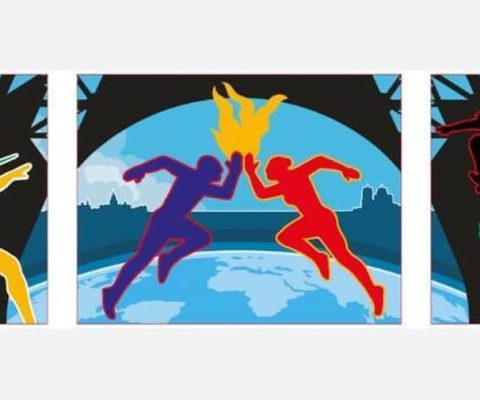 La tapisserie des Jeux Olympiques