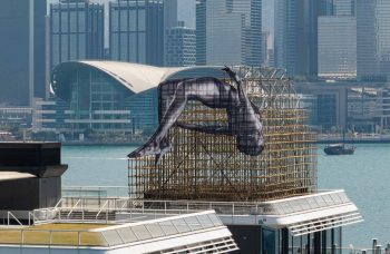 Une œuvre monumentale de JR à Hong Kong